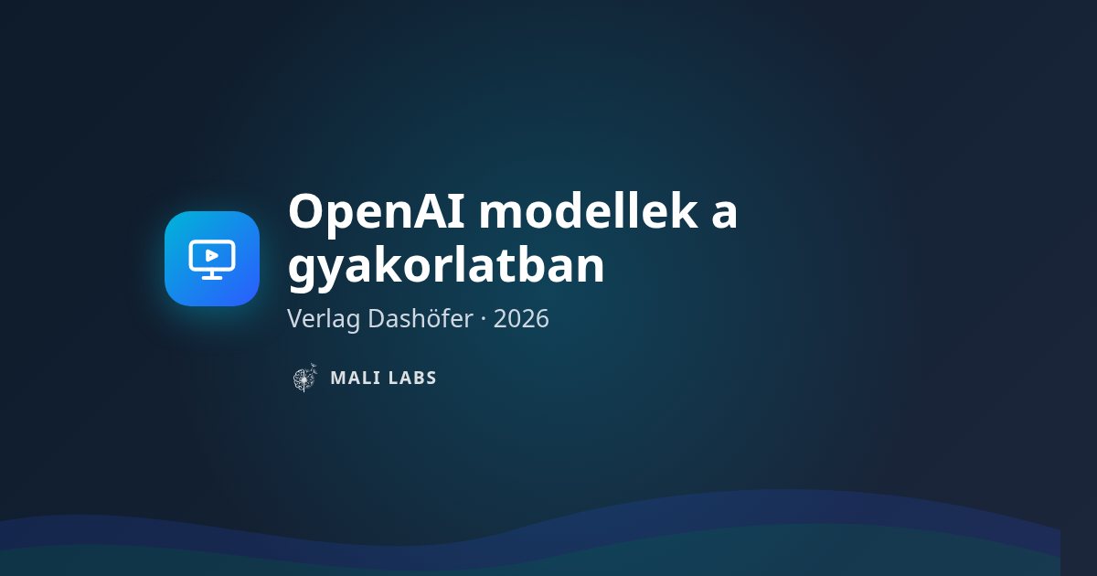 OpenAI models in practice: a webinar for Verlag Dashöfer